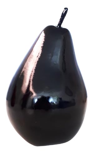 Comarco Sa Lakierowana czarna gruszka diam. 13 cm h 20 cm