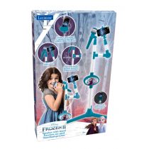 Lexibook-Apollo Mikrofon Frozen ze świecącym statywem, wbudowanym głośnikiem, efektami dźwiękowymi S150FZ