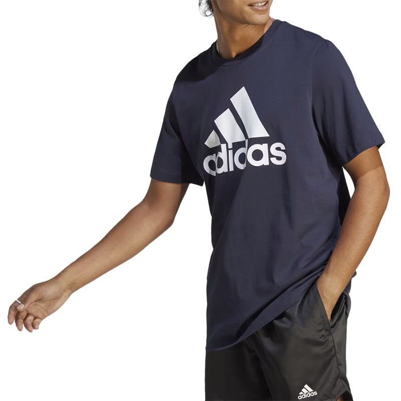 Koszulka adidas Essentials Single Jersey Big Logo IC9348 - granatowa - Adidas