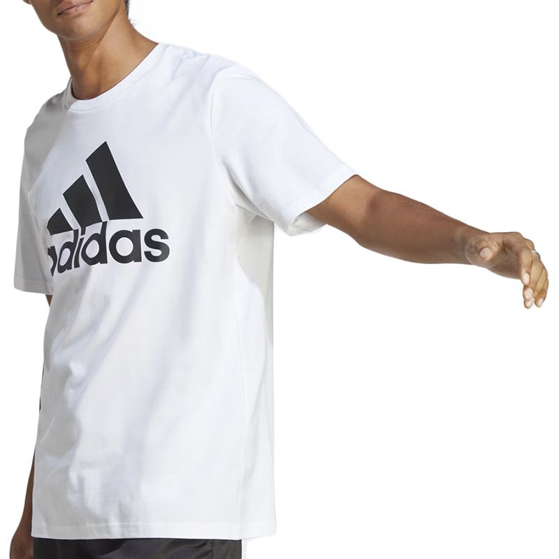 Koszulka adidas Essentials Single Jersey Big Logo IC9349 - biała - Adidas