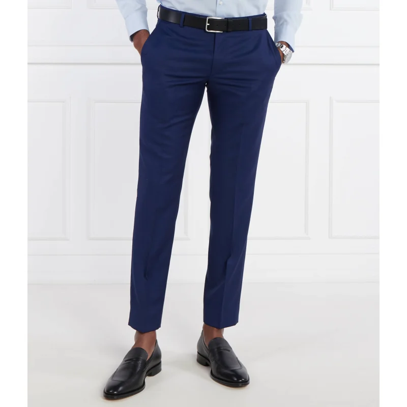 Joop! Wełniane spodnie Blayr | Slim Fit