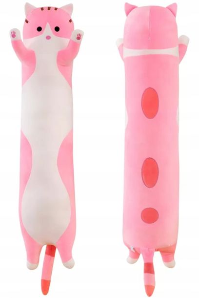 Długi Kot Kotek Poduszka Maskotka Pluszak 70 Cm