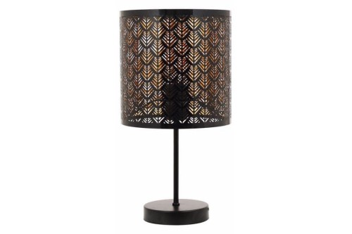 Tuluza lampa stołowa 1xE27 czarna 540501-02