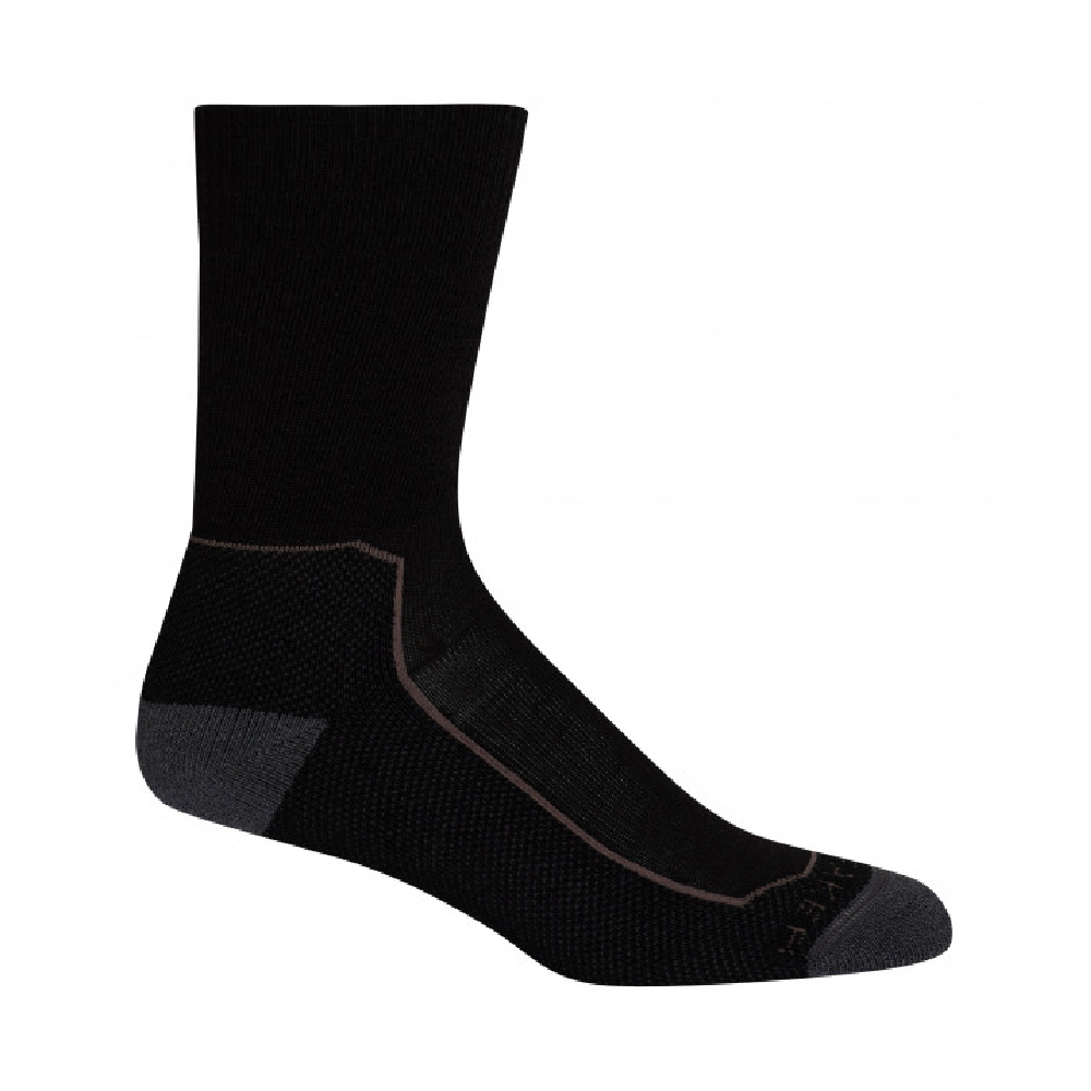 Damskie skarpety trekkingowe Icebreaker Hike+ Medium Crew black mink monsoon - 41-43