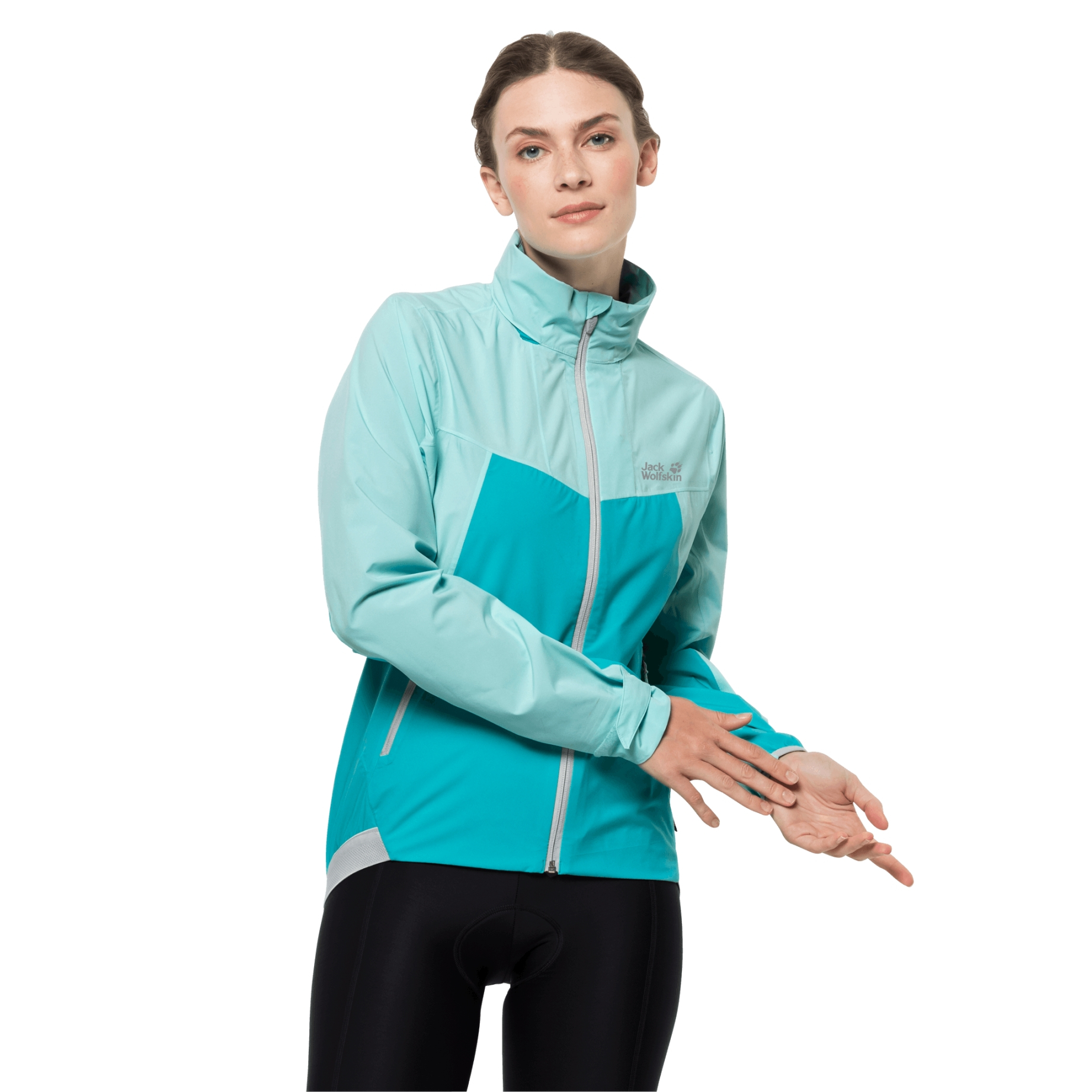 Rowerowa kurtka przeciwdeszczowa TOURER 2.5L JKT W dark aqua - M
