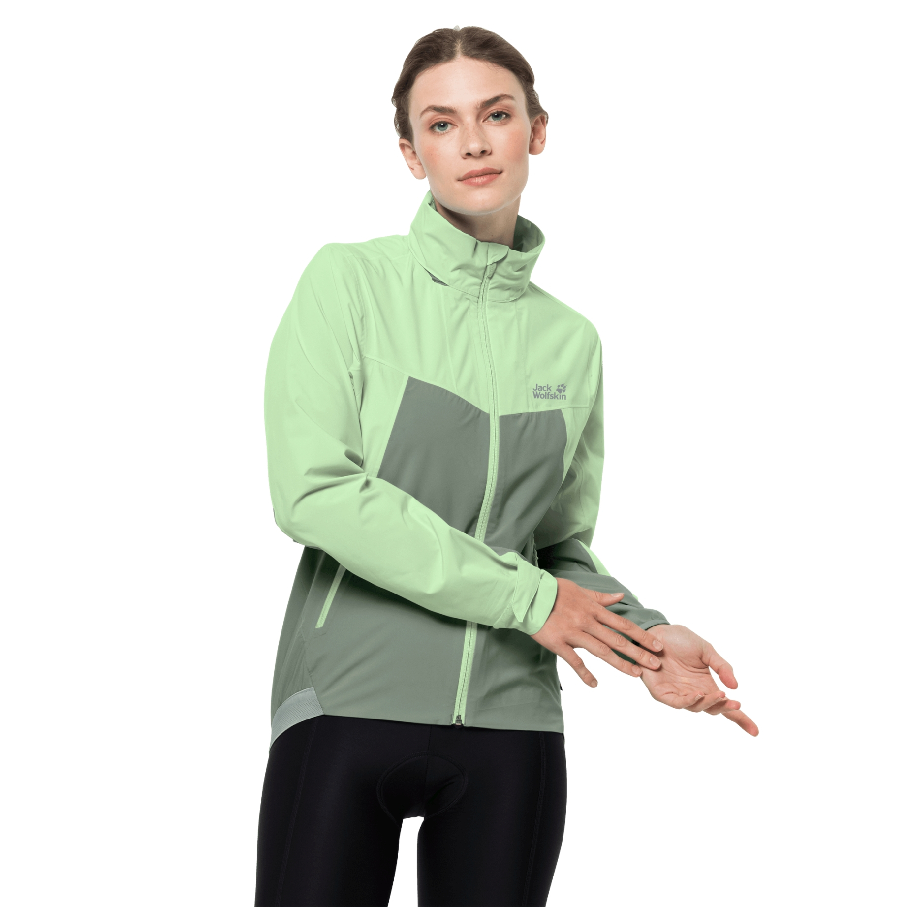 Rowerowa kurtka przeciwdeszczowa TOURER 2.5L JKT W hedge green - XS