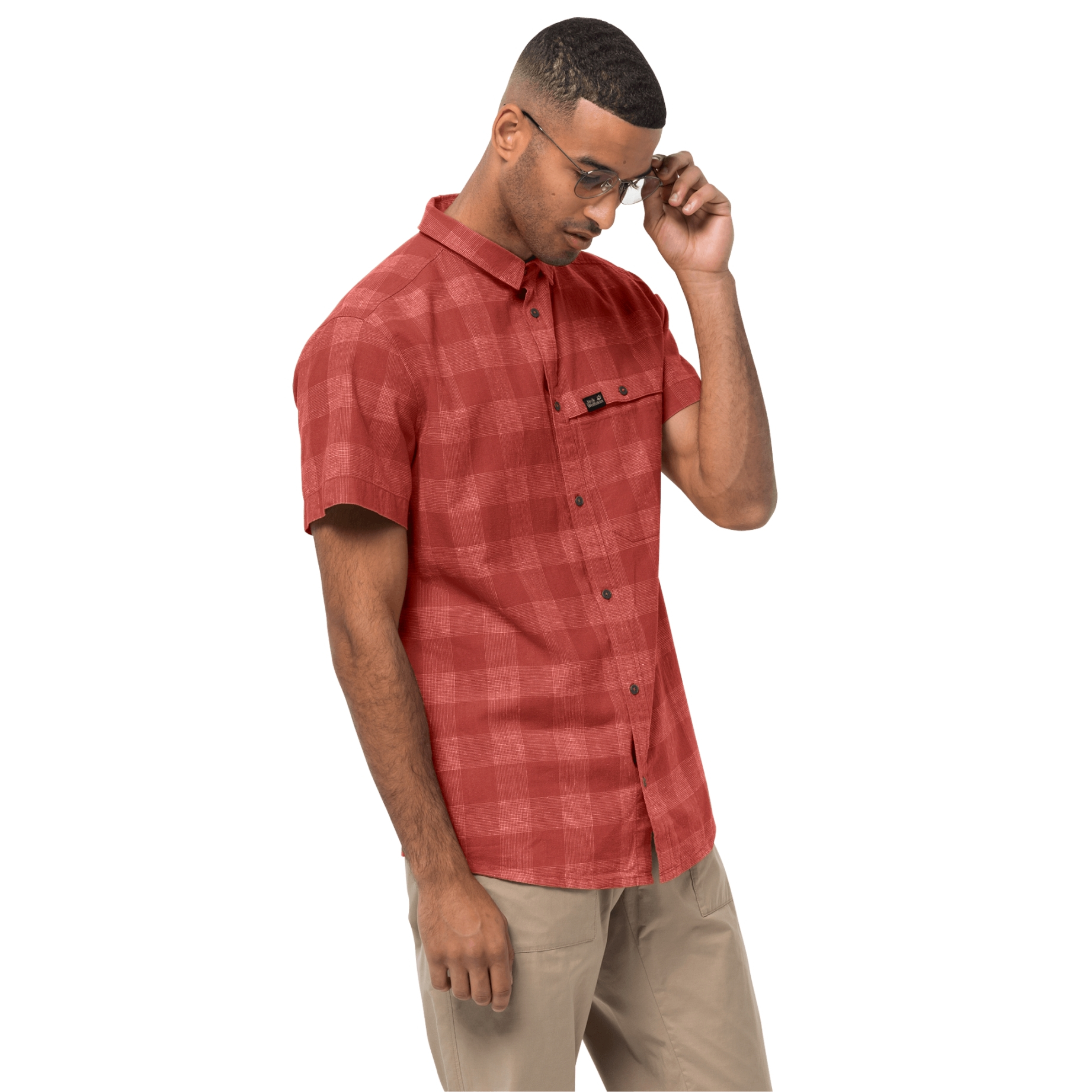 Koszula męska HIGHLANDS SHIRT M mexican pepper checks - S