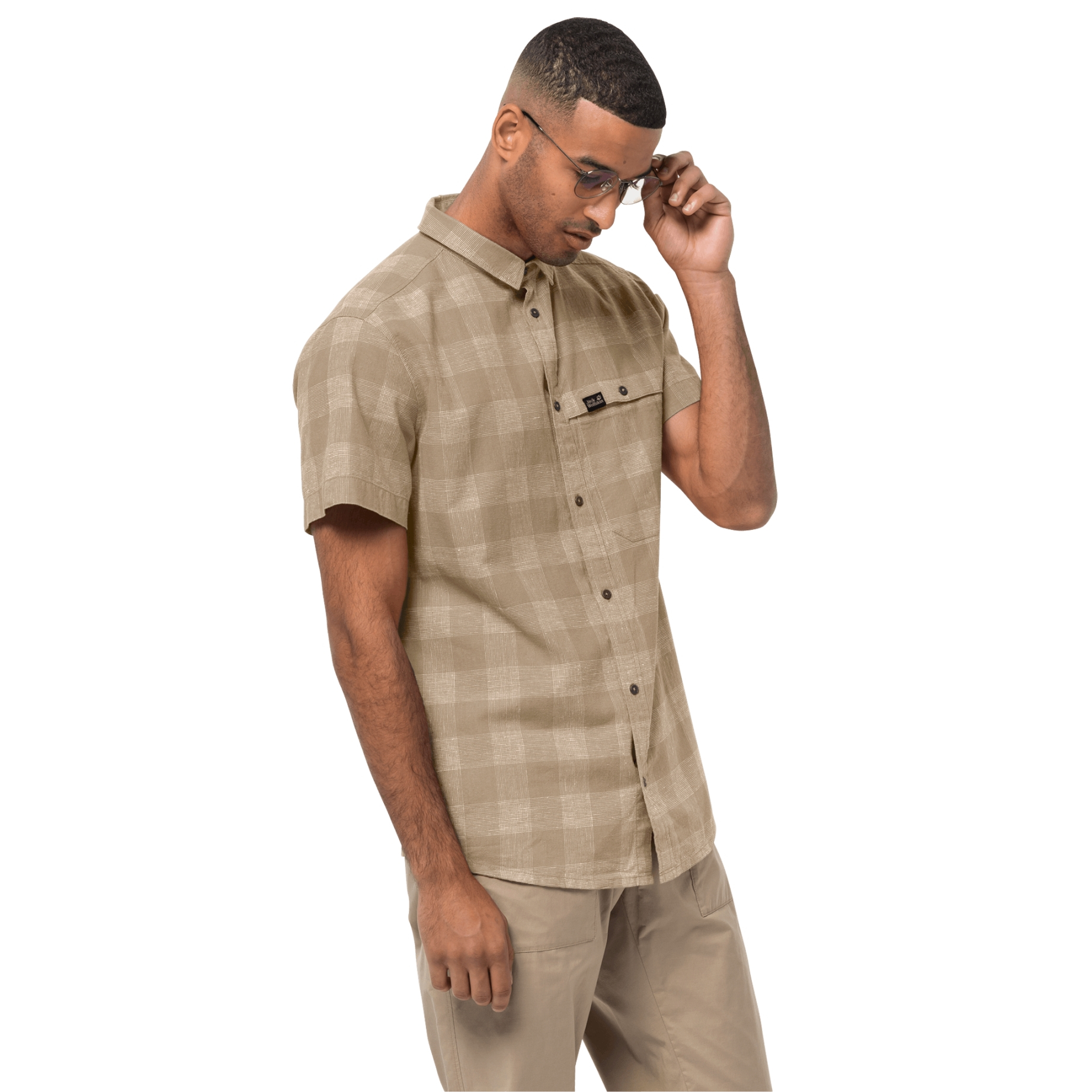 Koszula męska HIGHLANDS SHIRT M sand dune checks - S