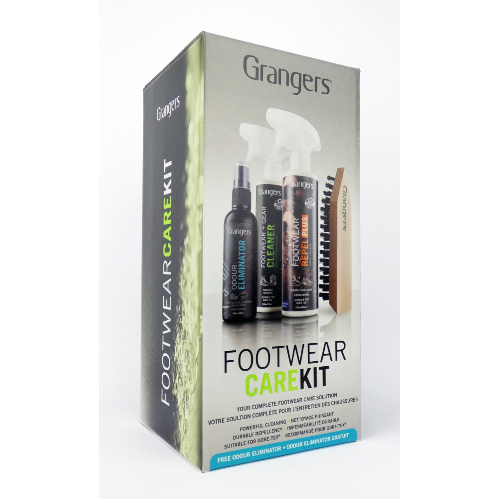 Zestaw do czyszczenia Granger's Footwear Care Kit Kolor: czarny