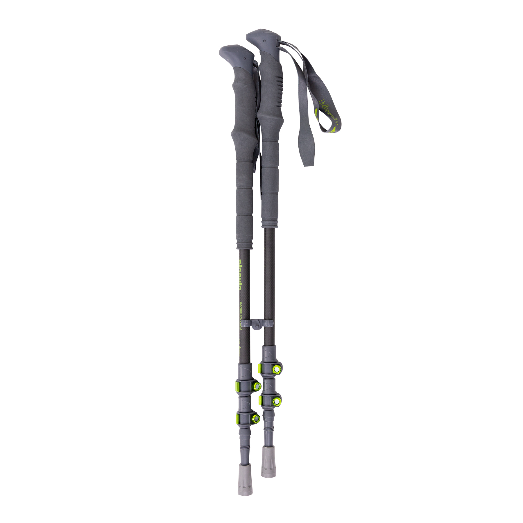Kije trekkingowe Pinguin Carbon FL Foam green - ONESIZE