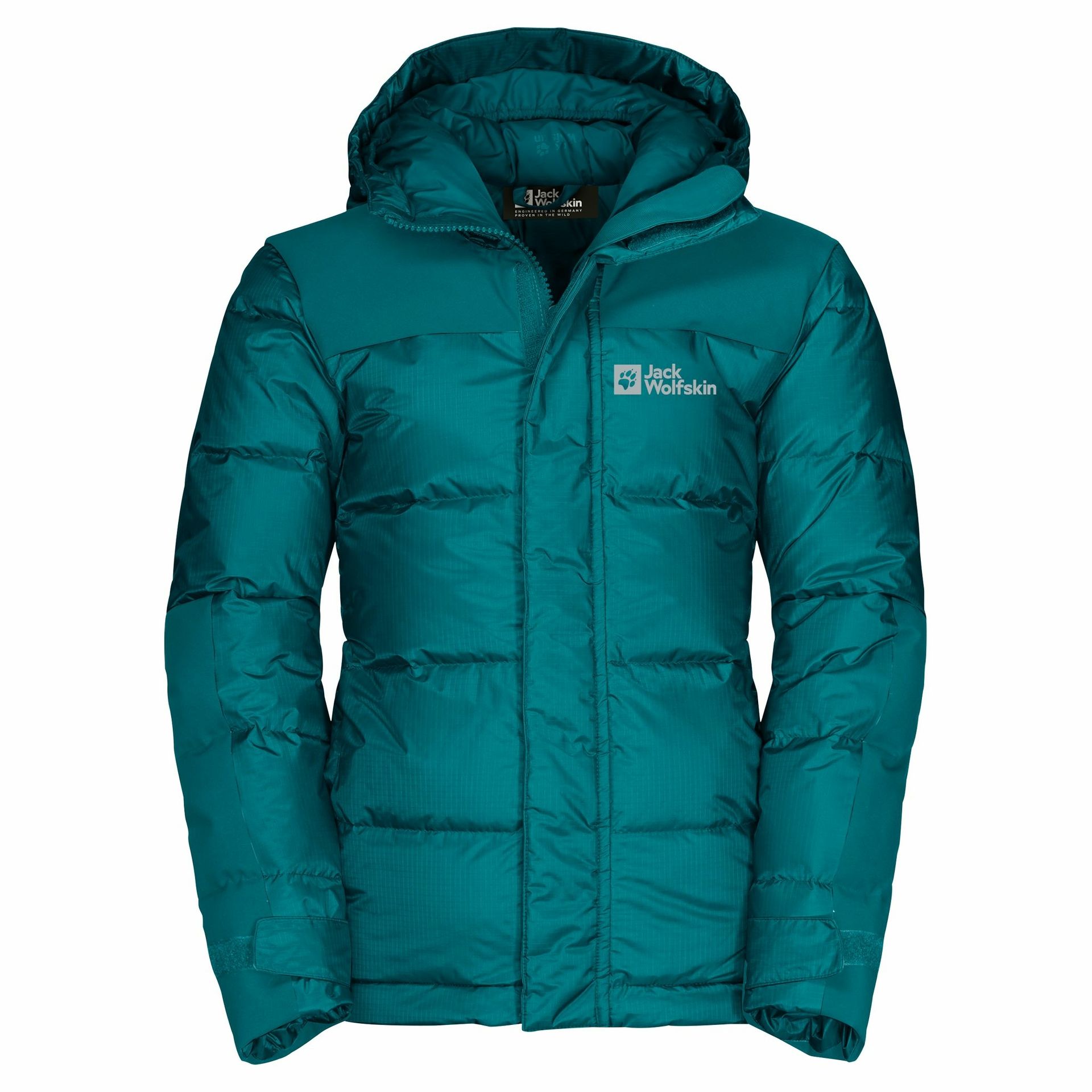 Kurtka puchowa dla dzieci Jack Wolfskin MOUNT COOK JACKET KIDS bay blue - 128