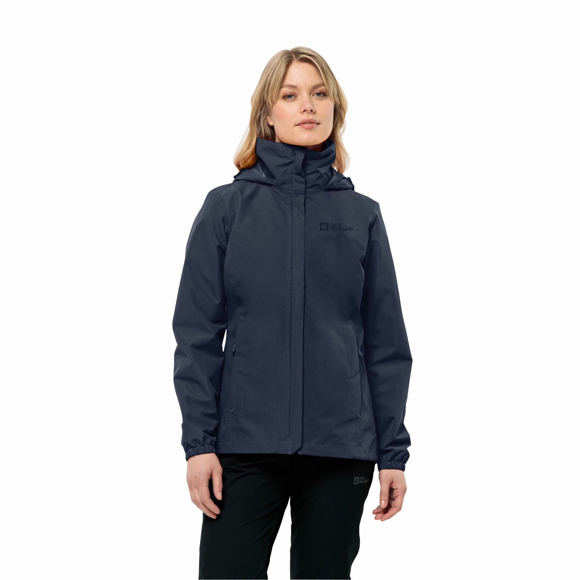 Damska kurtka Jack Wolfskin STORMY POINT 2L JKT W night blue - XS