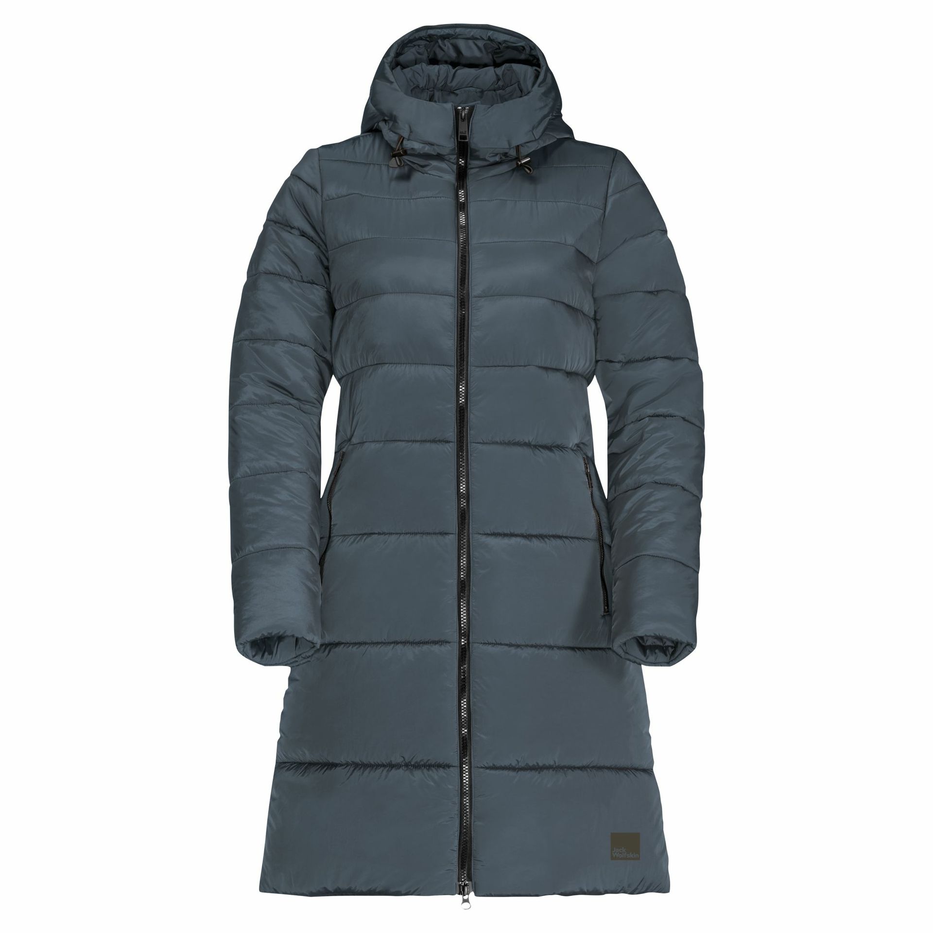 Damski płaszcz Jack Wolfskin EISBACH COAT W slate blue - S