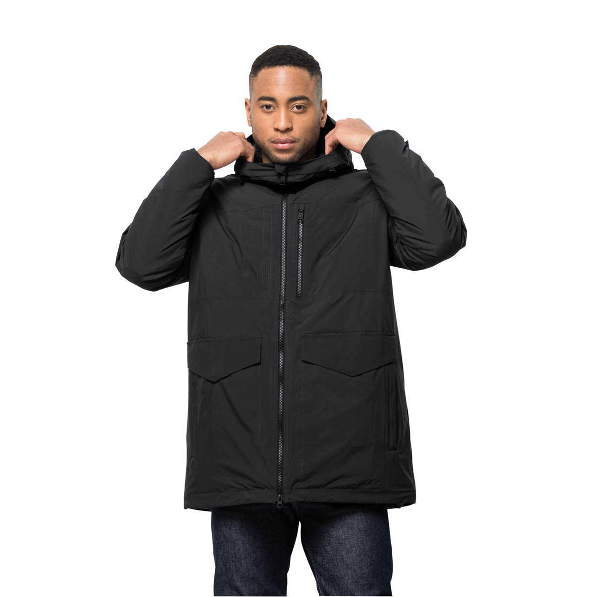 Męska parka zimowa Jack Wolfskin KOENIGSBAU PARKA M black - L