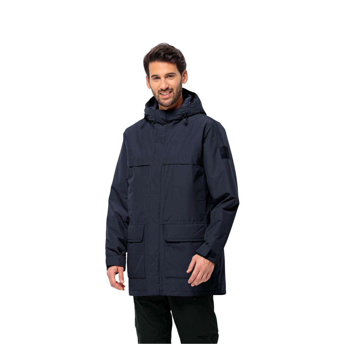 Męska parka Jack Wolfskin WINTERLAGER PARKA M night blue - S
