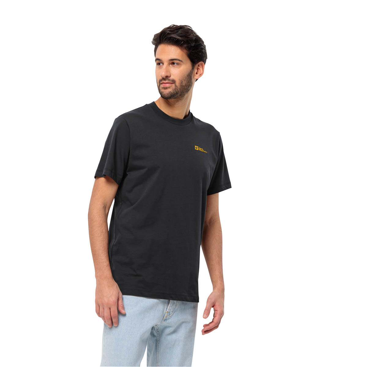 Męska koszulka Jack Wolfskin ESSENTIAL T M black - S