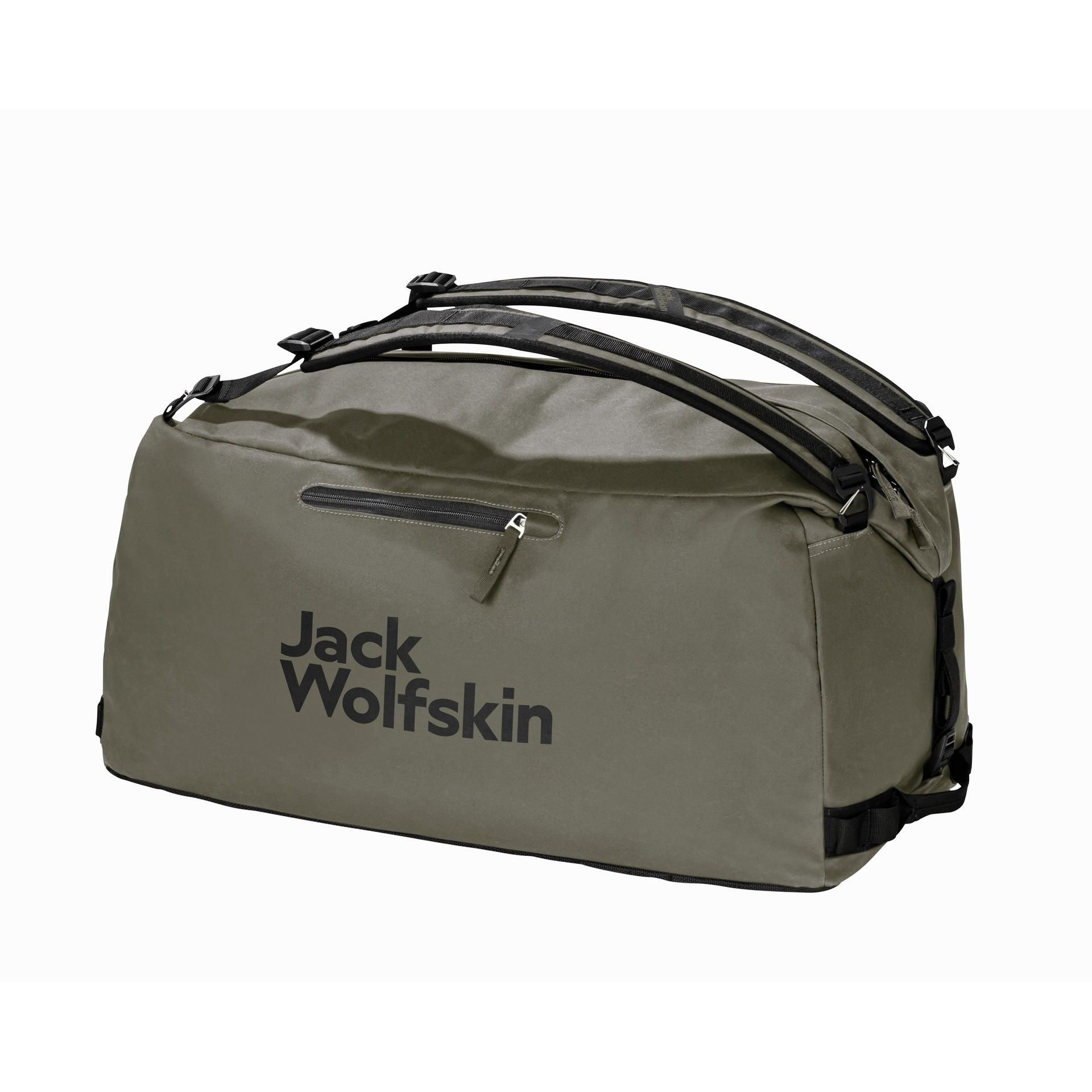 Torba podróżna Jack Wolfskin TRAVELTOPIA DUFFLE 65 dusty olive - ONE SIZE