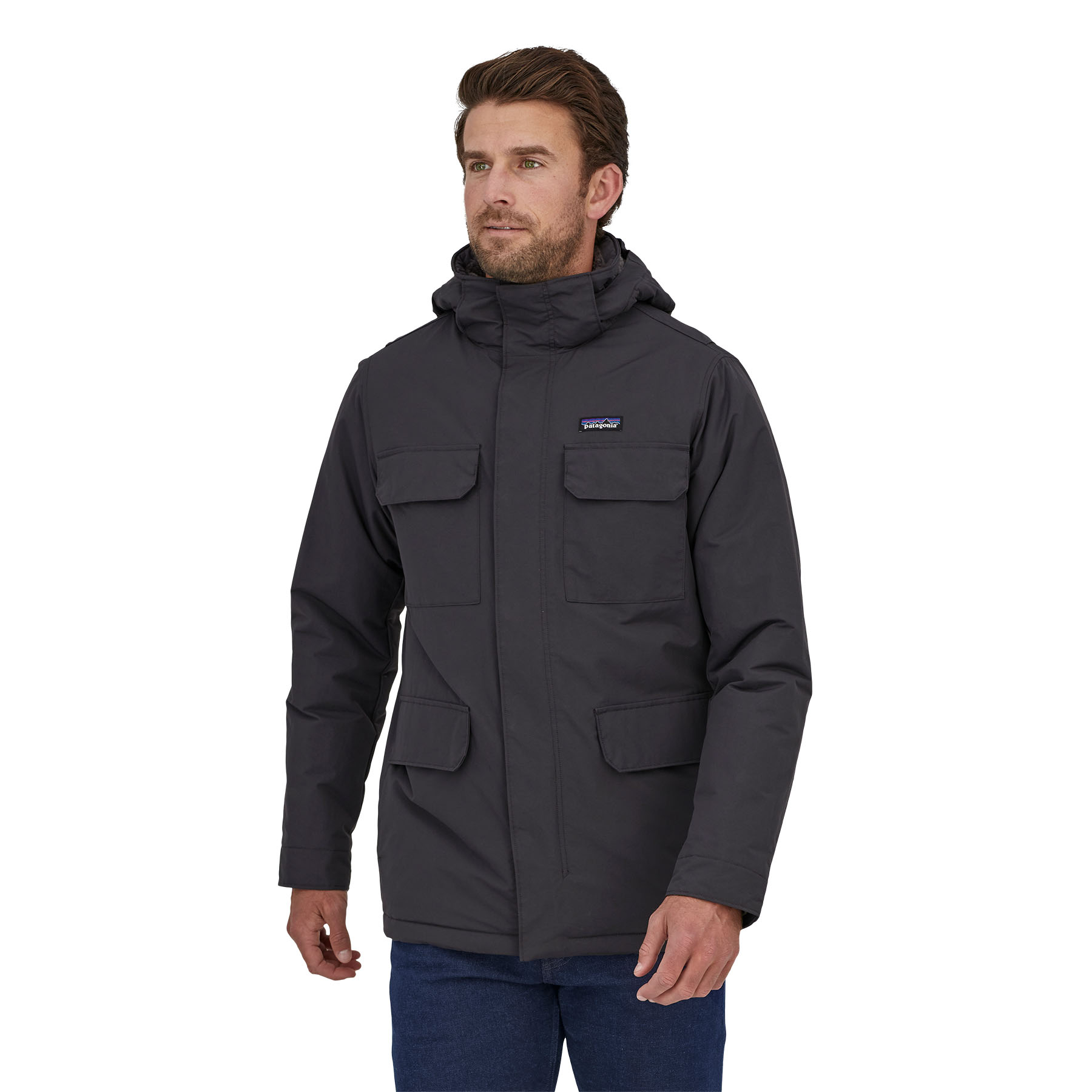 Kurtka męska Patagonia Isthmus Parka ink black - S