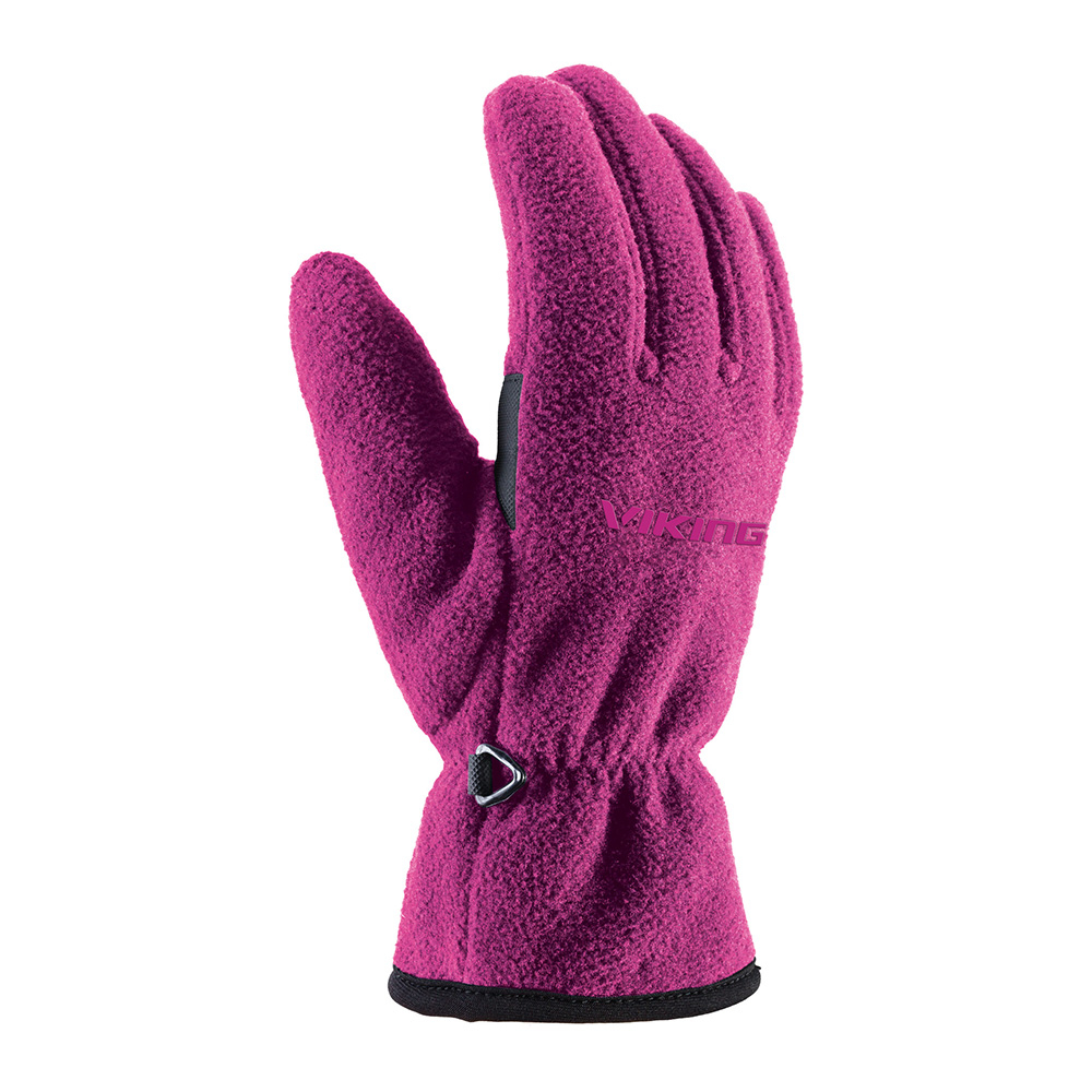 Rękawiczki polarowe dla dzieci Viking Comfort Jr fuchsia - 2 (3-4 lata)