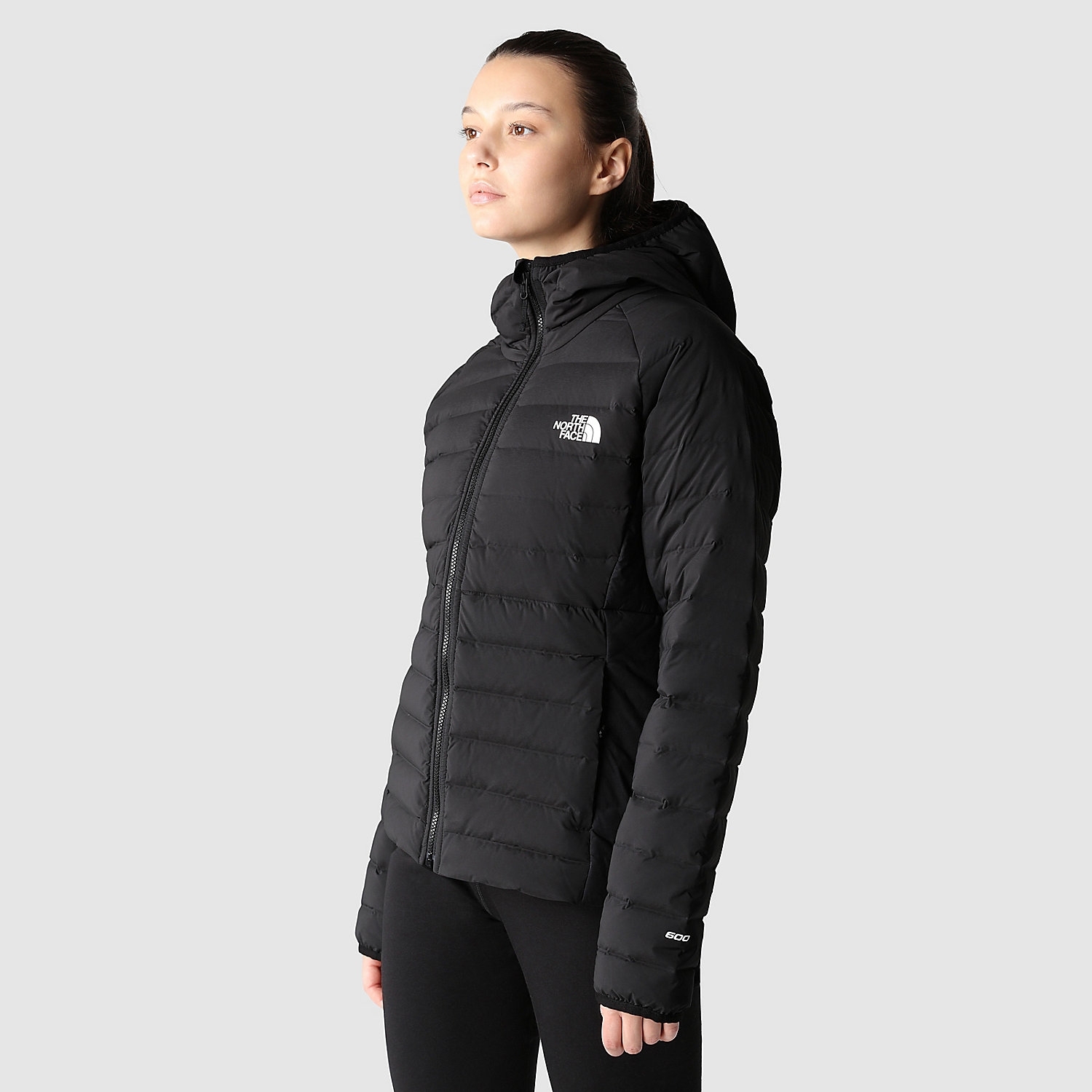 Kurtka damska The North Face Belleview Stretch Down Hoodie black - XS