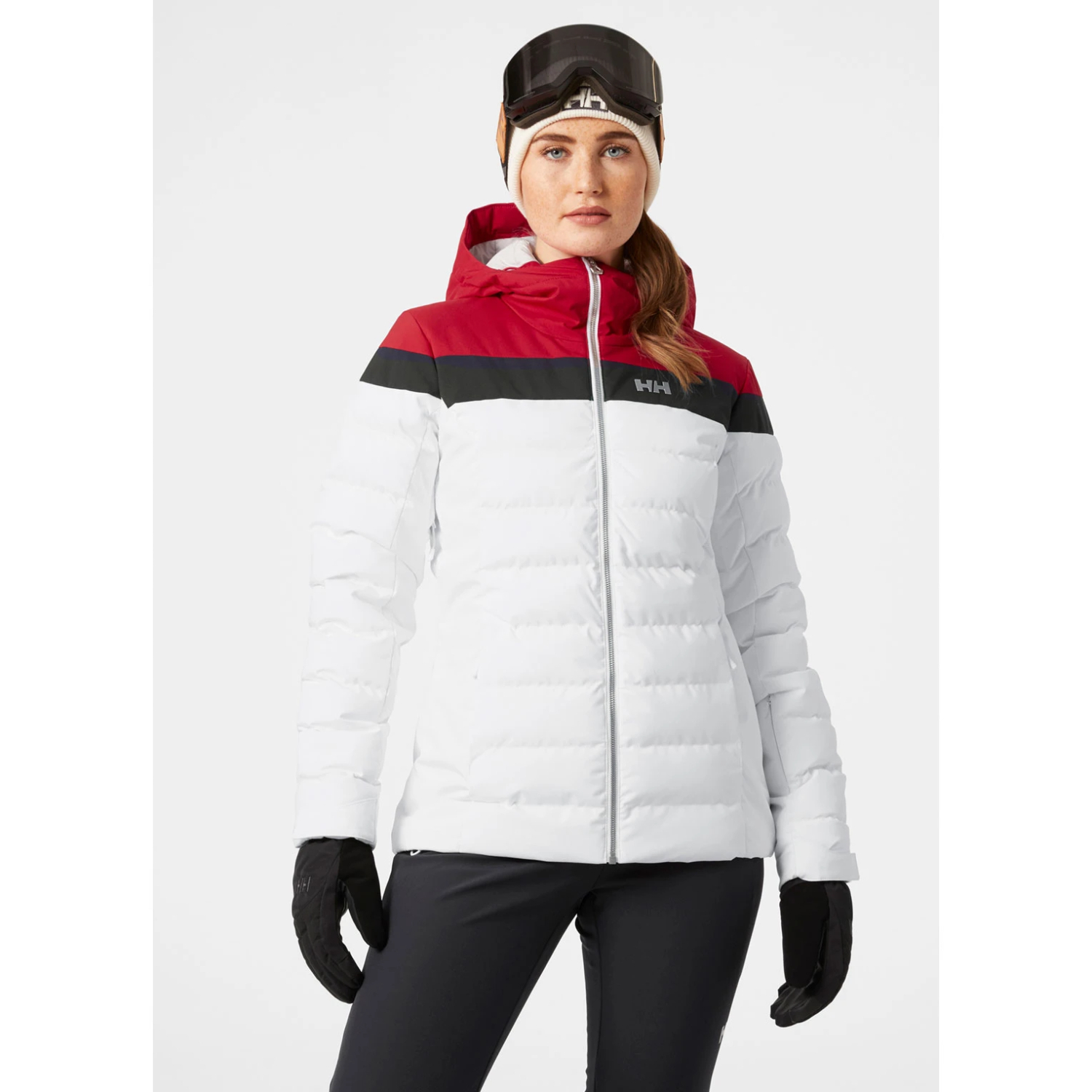 Damska kurtka narciarska Helly Hansen Imperial Puffy Jacket white - M