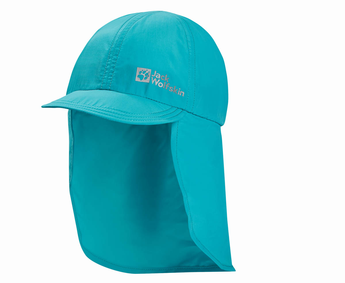 Czapka z daszkiem dla dzieci Jack Wolfskin CANYON CAP K scuba - S