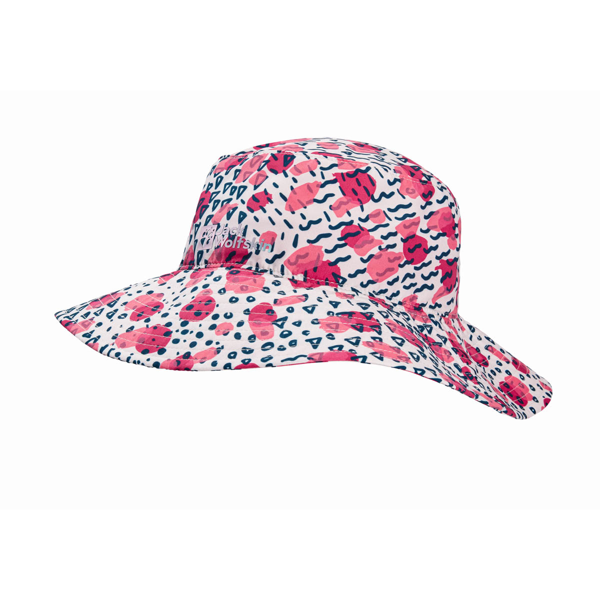 Kapelusik dziecięcy Jack Wolfskin VILLI HAT K pink lemonade all over - S