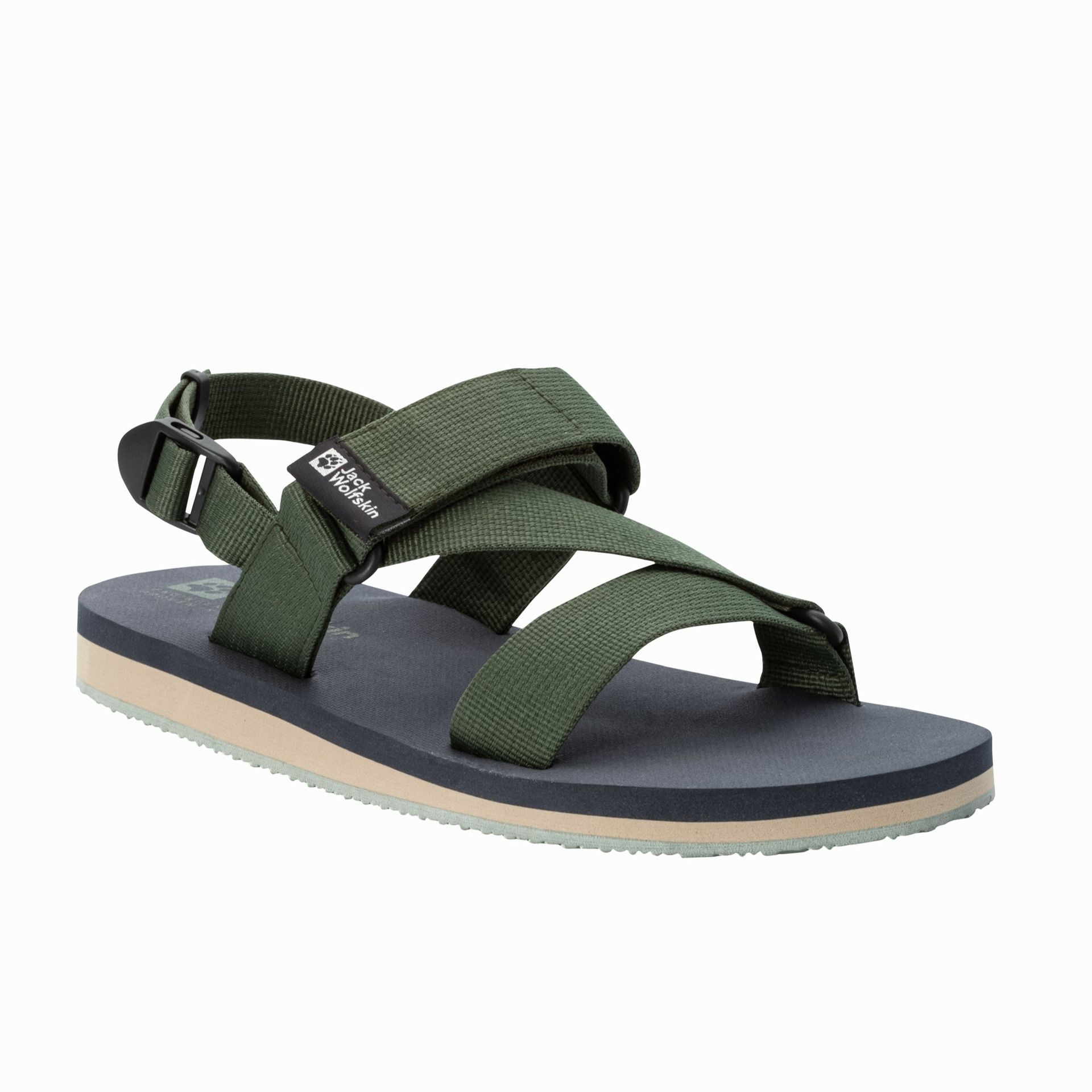 Sandały męskie Jack Wolfskin URBAN ENTDECKUNG BELT SANDAL M thyme green - 41