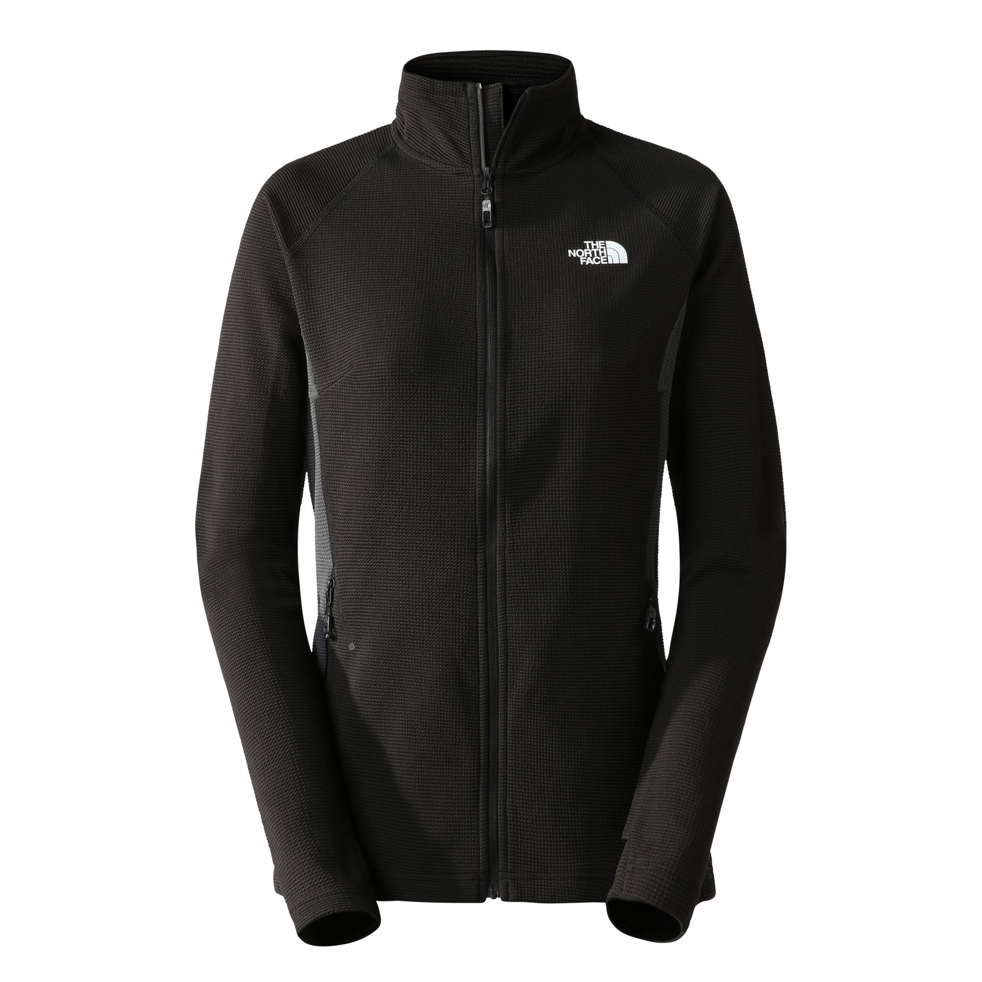 Damska bluza polarowa The North Face AO Full Zip Midlayer black/asphalt grey - L