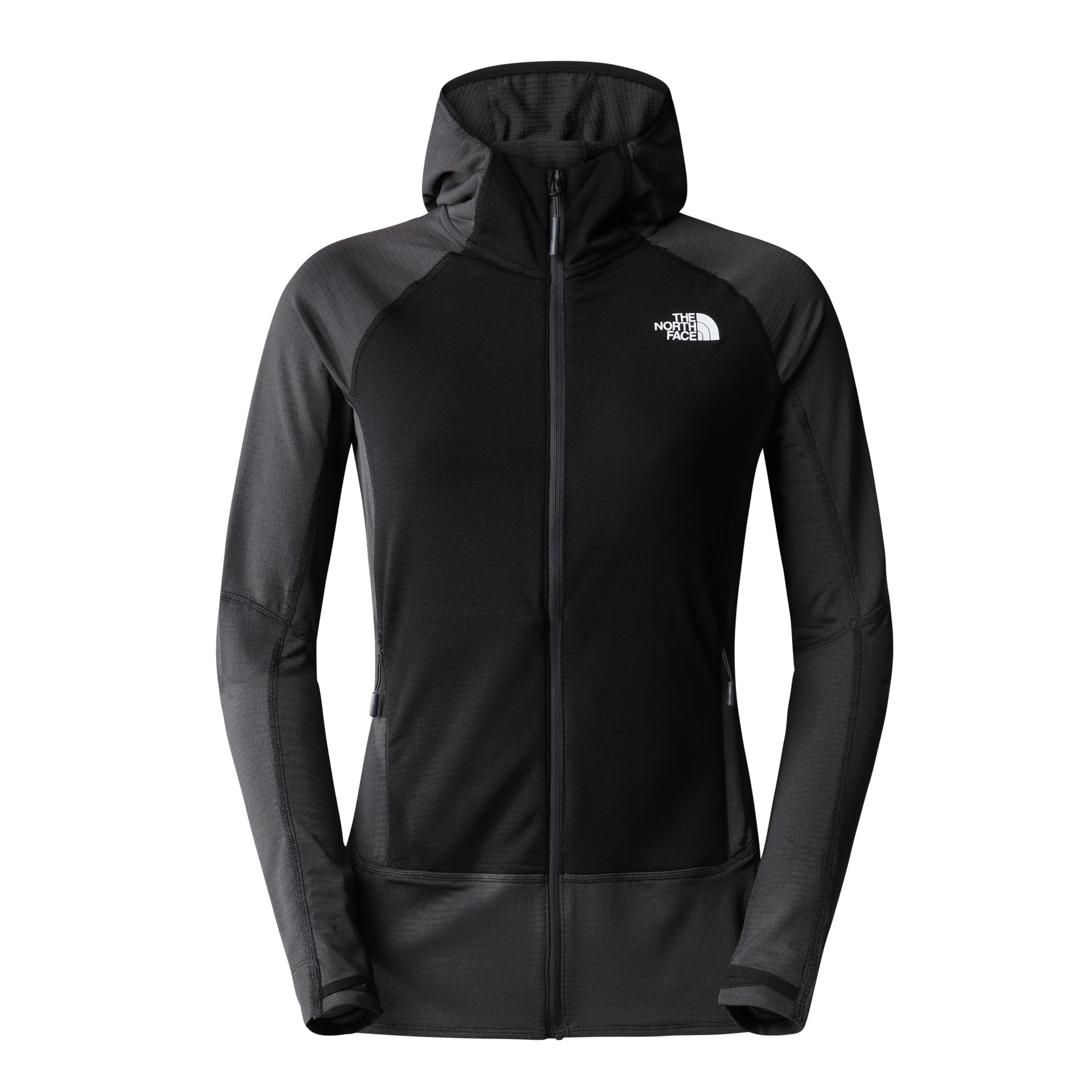 Damska bluza polarowa The North Face Bolt Polartec Hoodie asphalt grey/black - M