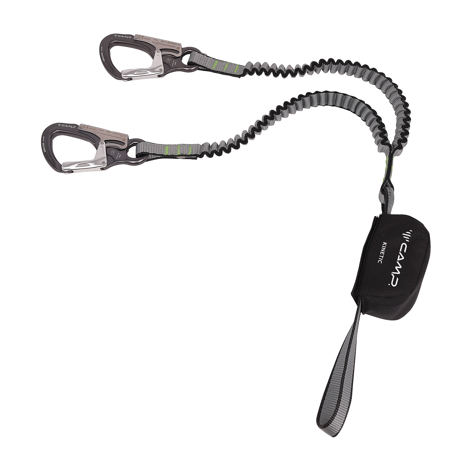 Lonża wspinaczkowa na via ferraty CAMP Kinetic Rewind - ONESIZE