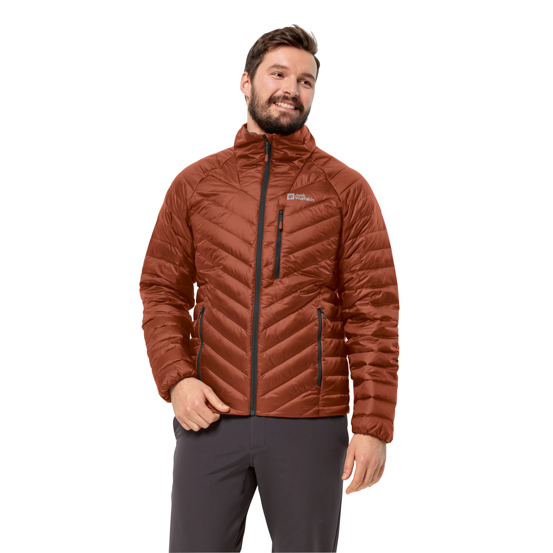 Męska kurtka puchowa Jack Wolfskin PASSAMANI DOWN JKT M carmine - L