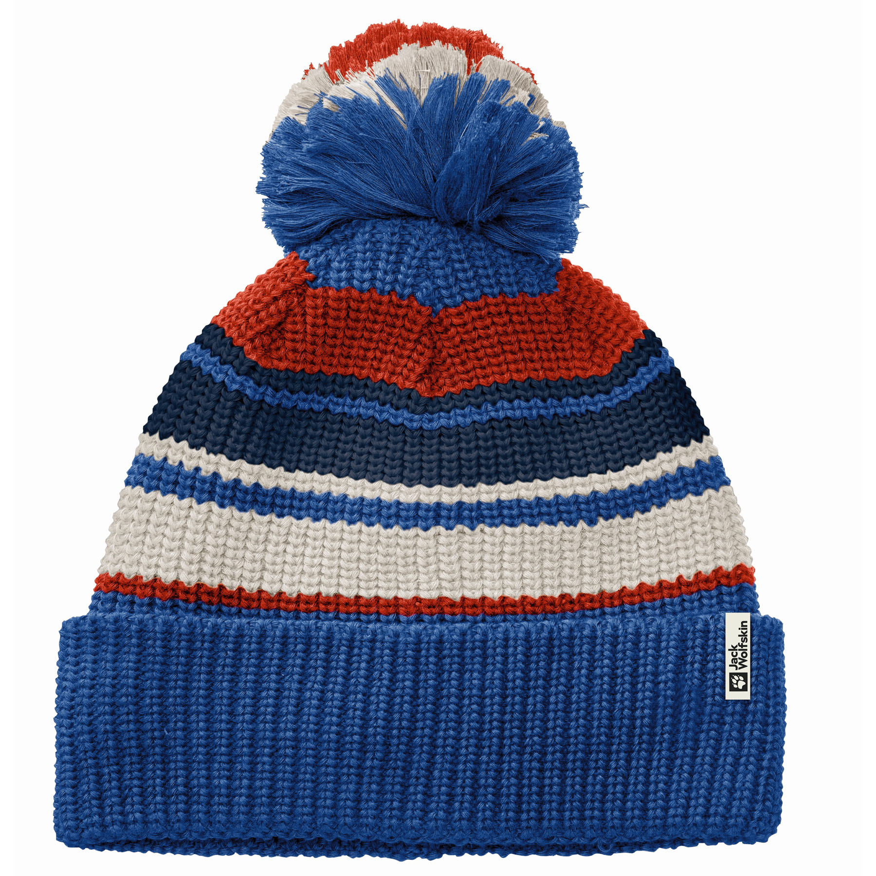 Dziecięca czapka Jack Wolfskin POMPOM BEANIE KIDS nordic sky - ONE SIZE