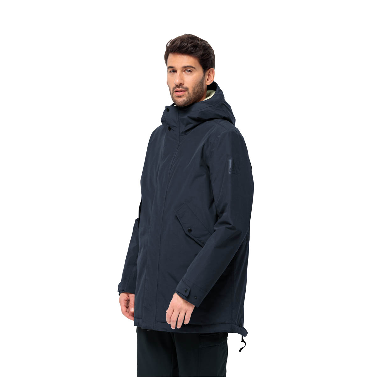 Męska parka zimowa Jack Wolfskin TALFORST PARKA M night blue - S