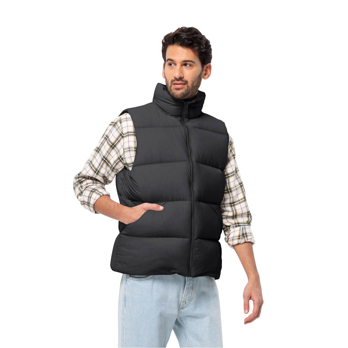 Męska kamizelka Jack Wolfskin ROEMERTOR VEST M phantom - XXL