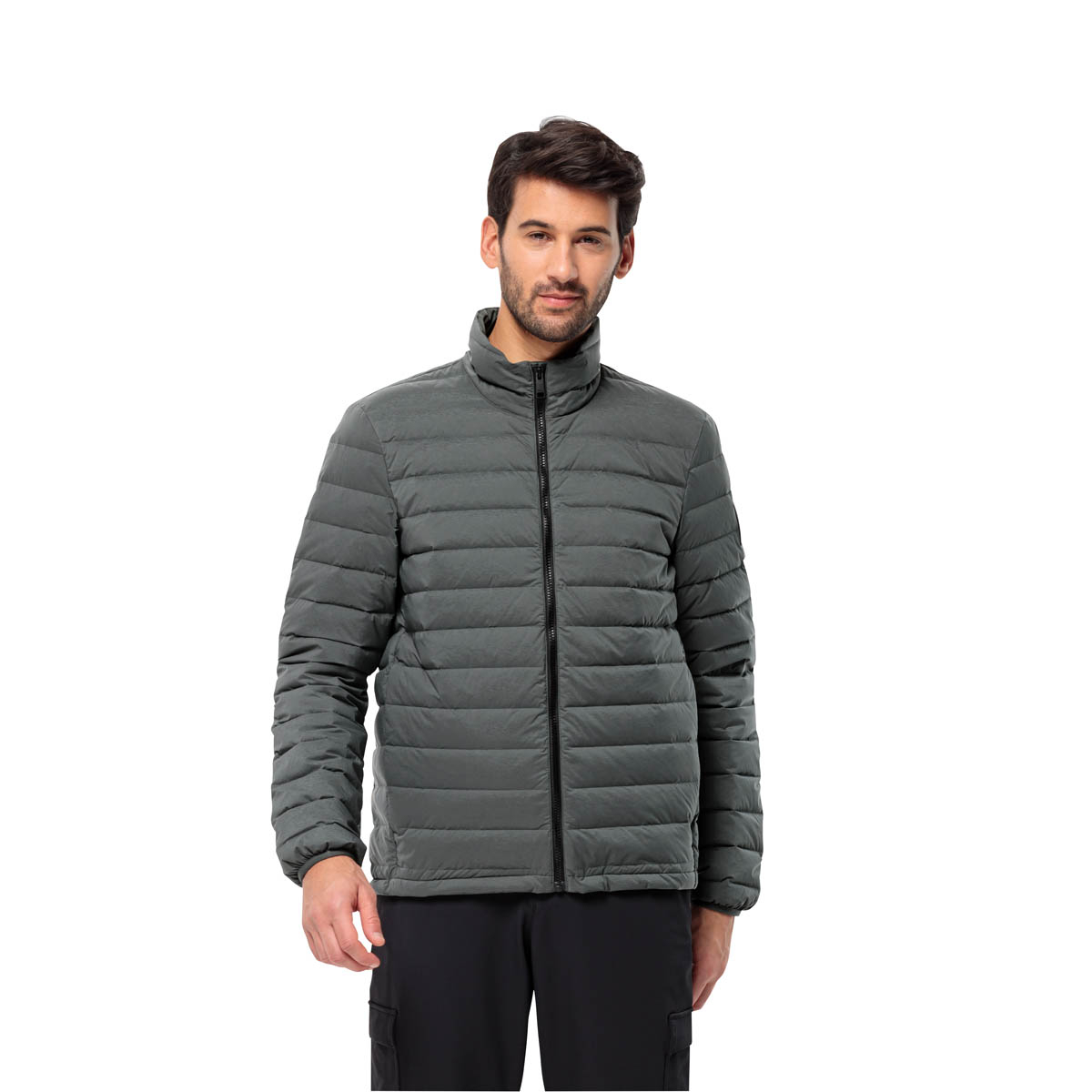 Męska kurtka puchowa Jack Wolfskin ARCADEN JKT M slate green - S