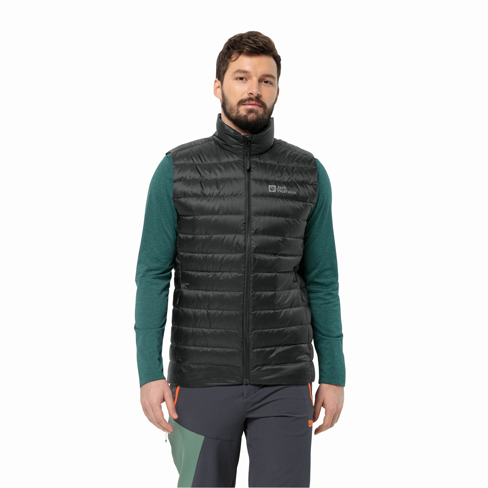 Męska kamizelka puchowa Jack Wolfskin PILVI DOWN VEST M black - S