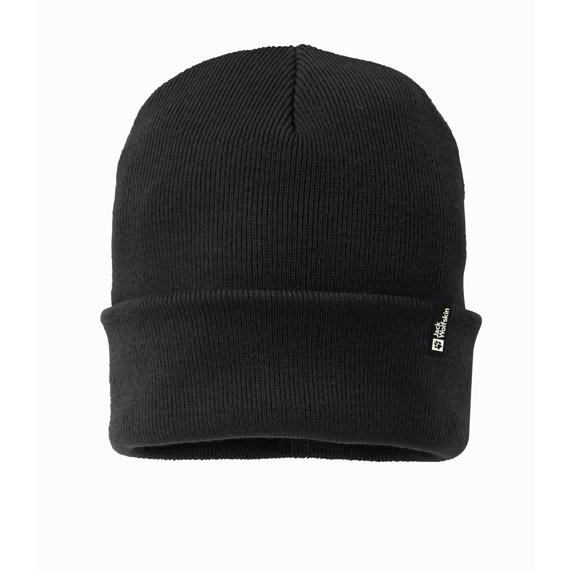 Czapka Jack Wolfskin RIB BEANIE black - ONE SIZE