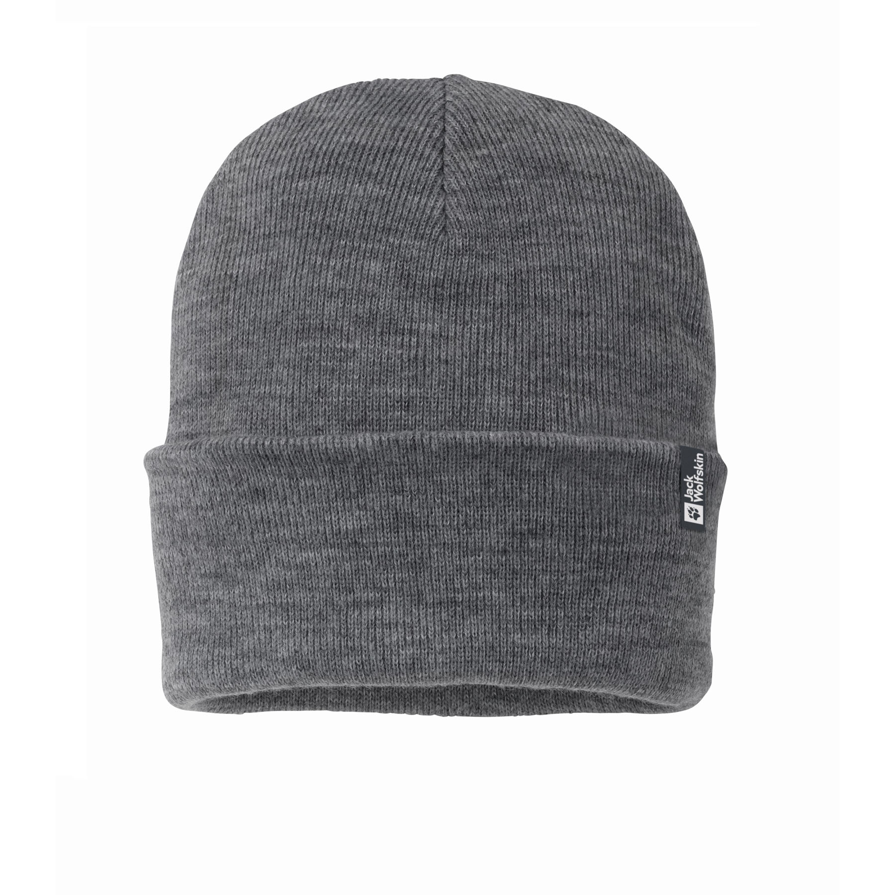 Czapka Jack Wolfskin RIB BEANIE Grey Heather - ONE SIZE