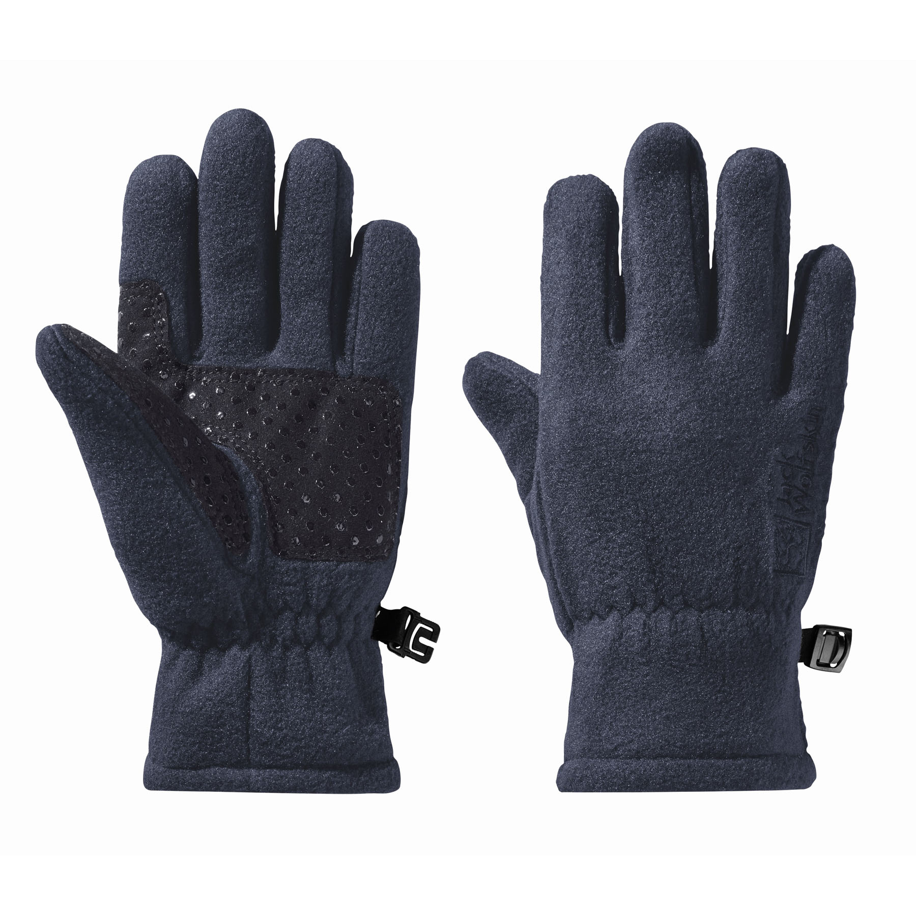 Dziecięce rękawiczki polarowe Jack Wolfskin FLEECE GLOVE K night blue - 116