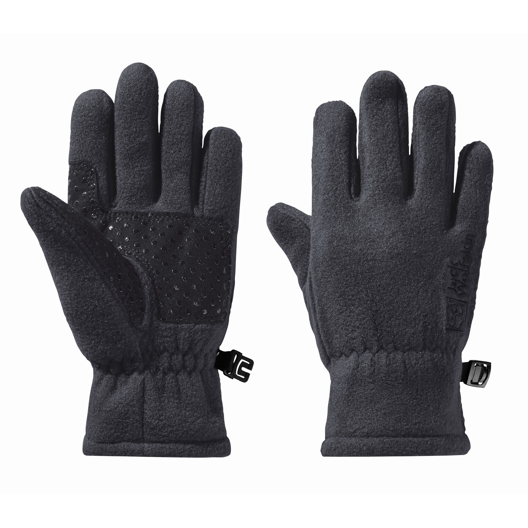 Dziecięce rękawiczki polarowe Jack Wolfskin FLEECE GLOVE K phantom - 116