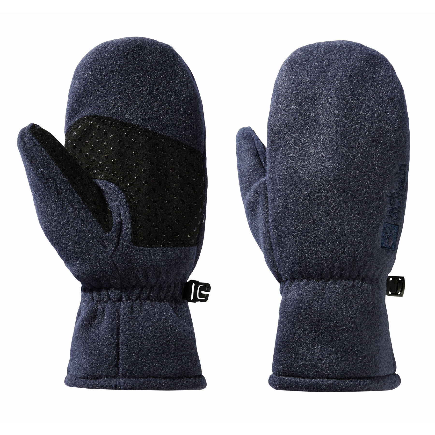 Dziecięce rękawiczki polarowe Jack Wolfskin FLEECE MITTEN K night blue - 92