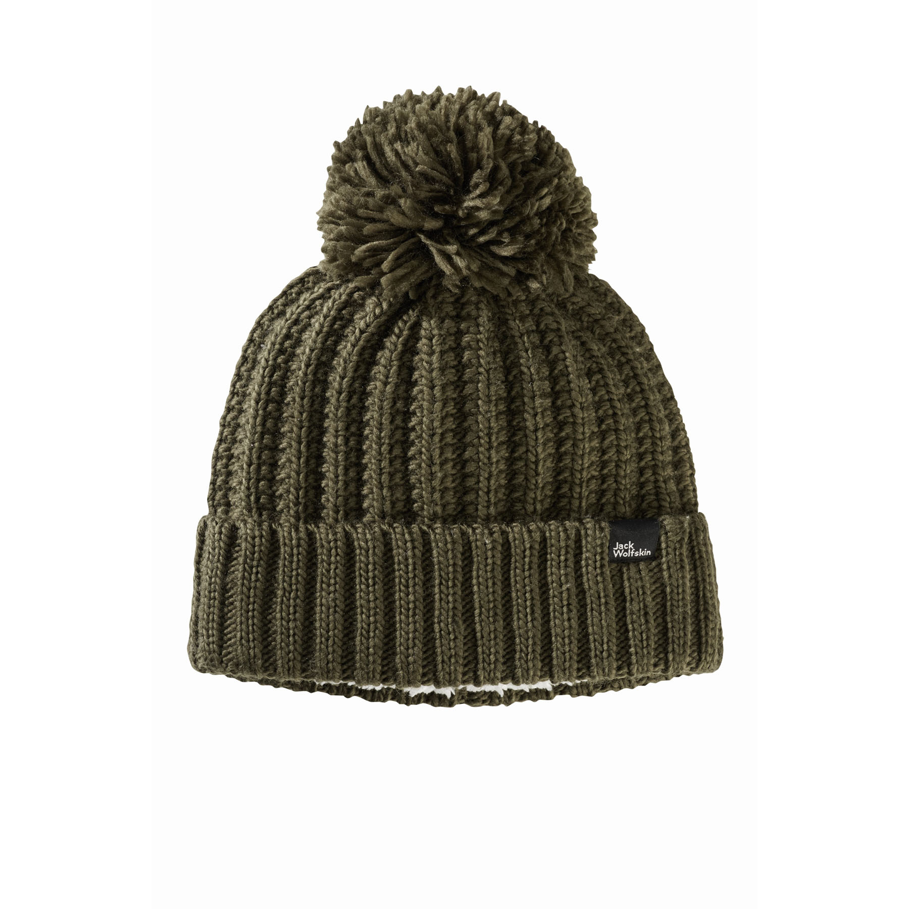 Czapka na zimę Jack Wolfskin HIGHLOFT KNIT BEANIE W island moss - S