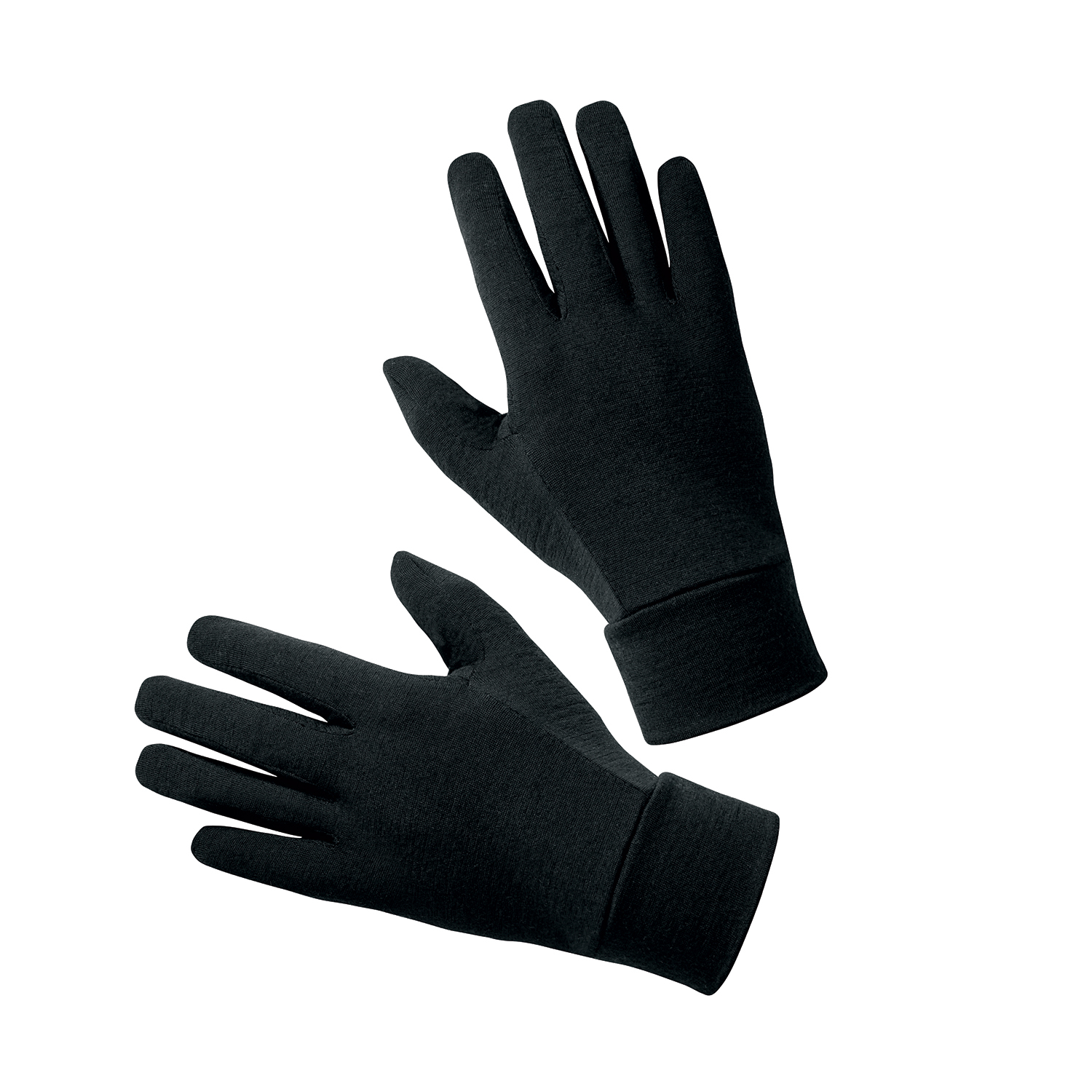 Zimowe rękawice Jack Wolfskin MERINO GLOVE black - XS