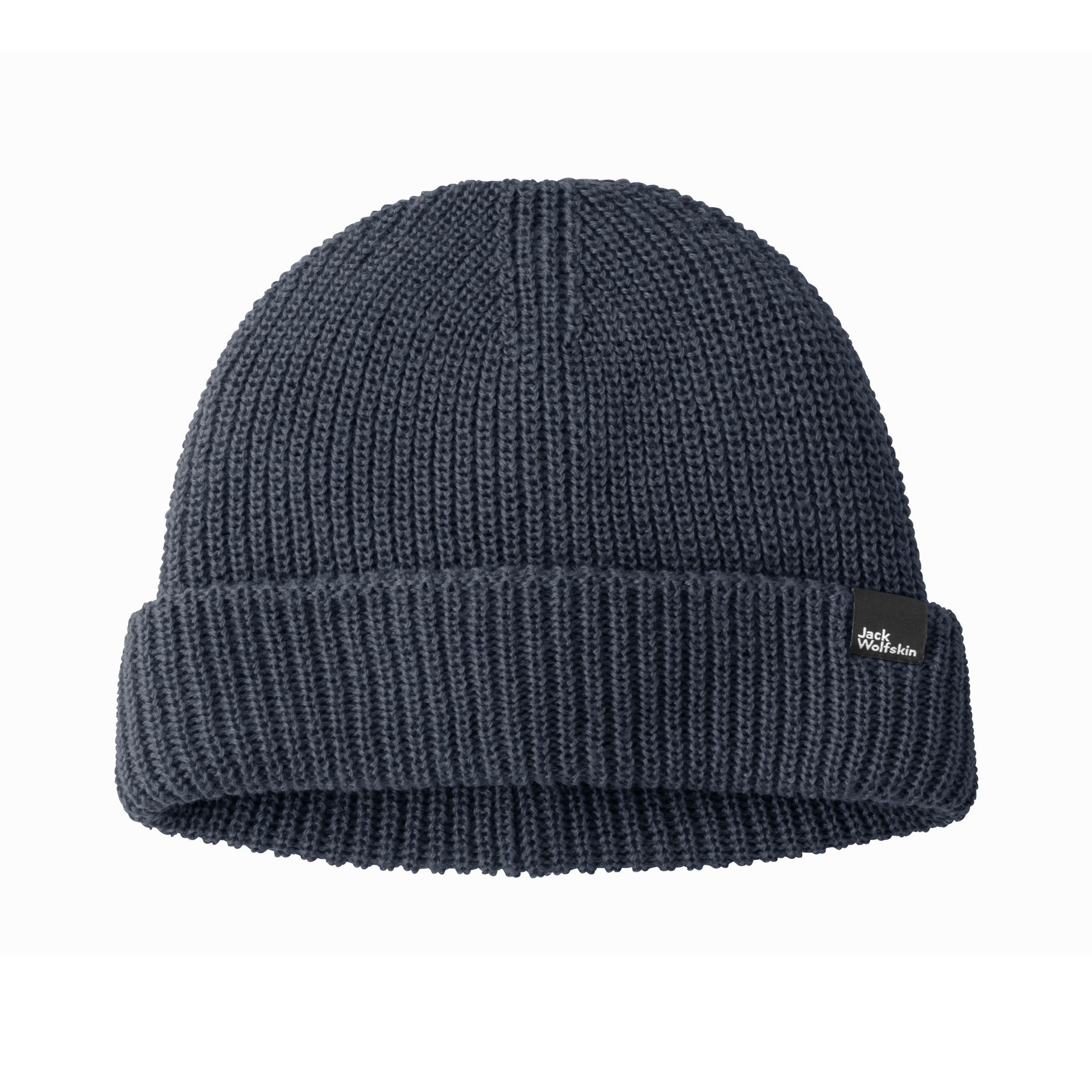 Czapka zimowa Jack Wolfskin FISCHER BEANIE night blue - ONE SIZE