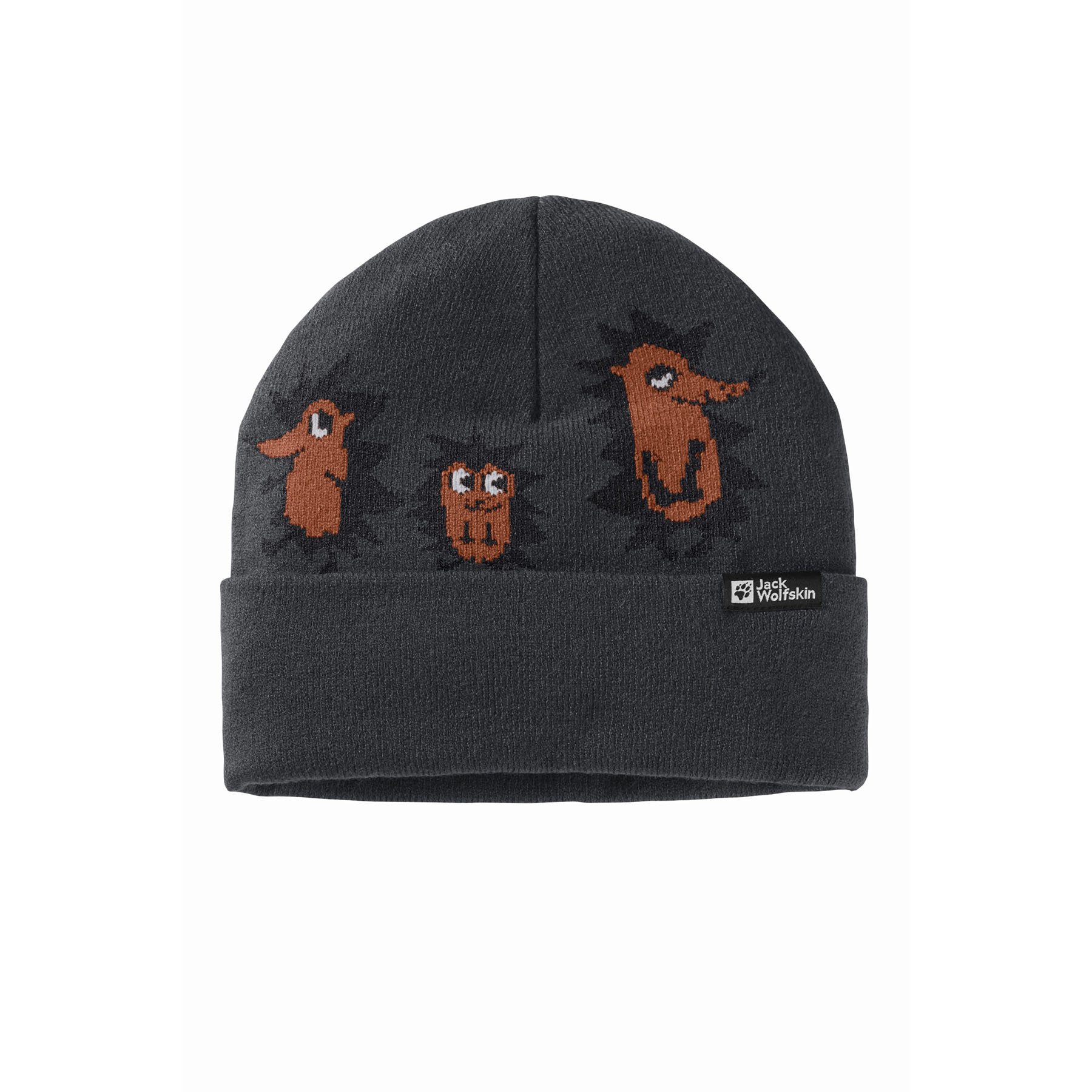 Czapka zimowa dla dziecka Jack Wolfskin GLEELY BEANIE K phantom all over - ONE SIZE