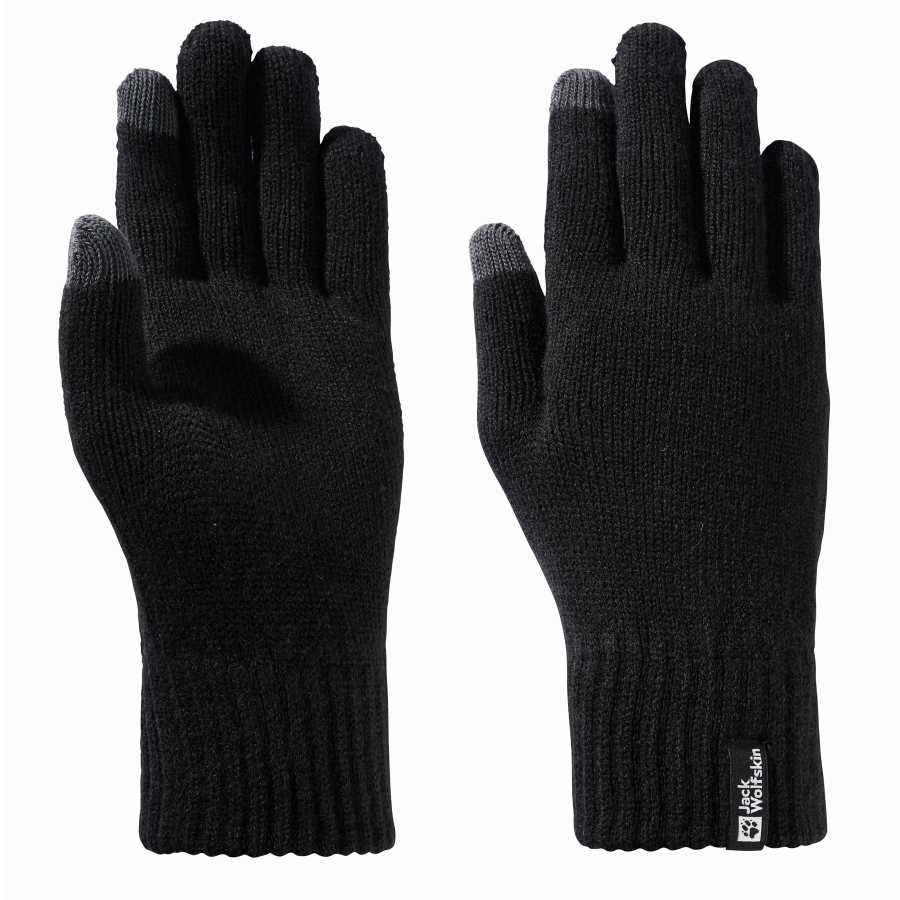 Rękawice Jack Wolfskin RIB GLOVE black - L