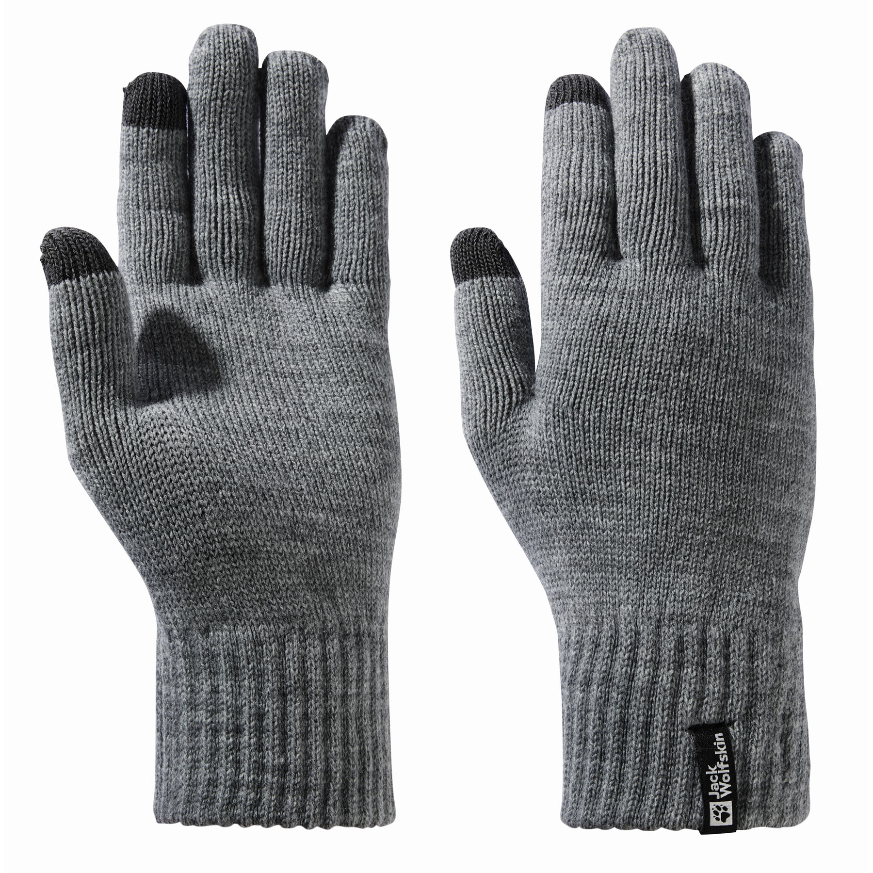 Rękawice Jack Wolfskin RIB GLOVE grey heather - M