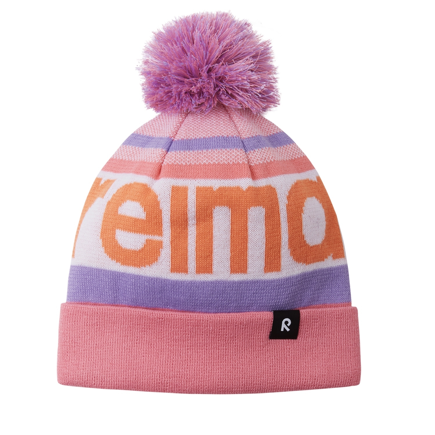 Dziecięca czapka zimowa Reima Taasko sunset pink - 48/50 cm