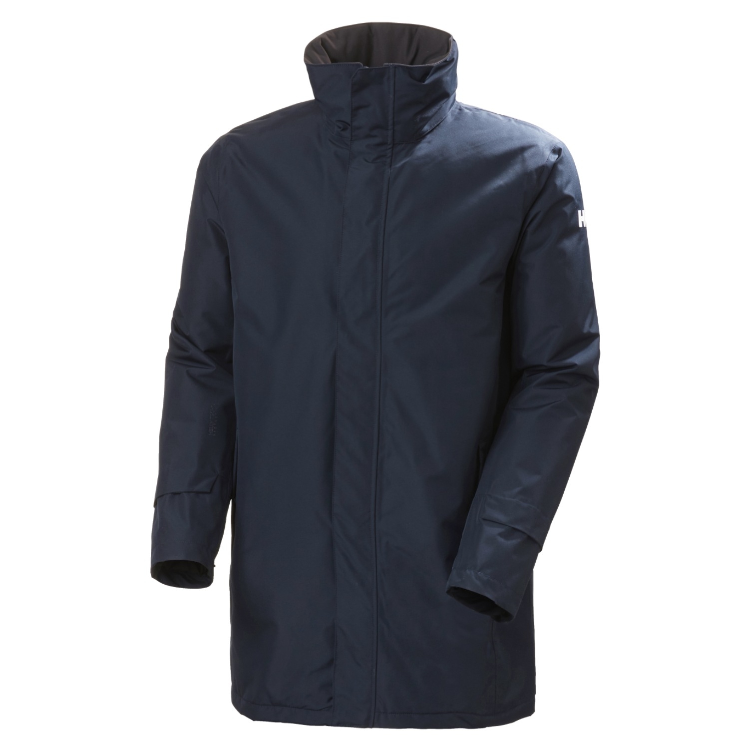 Męska kurtka przeciwdeszczowa Helly Hansen Dubliner Insulated Long Jacket navy - S